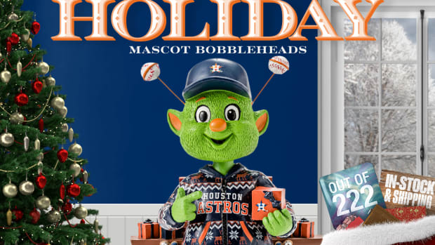 Houston Astros Holiday Mascot Bobblehead